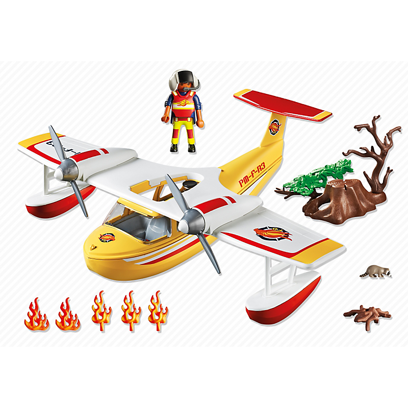 Playmobil Avion Pentru Incendii - PM5560 - Click pe Imagine pentru a Inchide